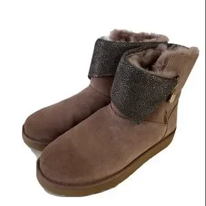 UGG Shoes Ugg Classic Caviar Mini Caribou Shearling Lined Boot